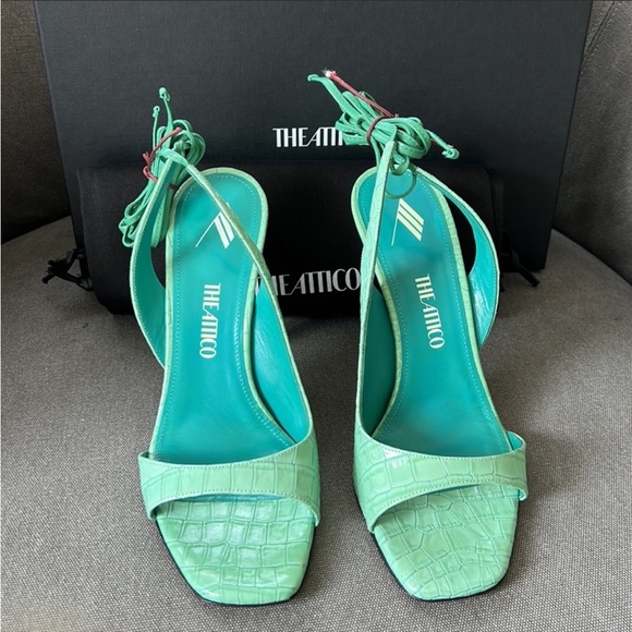 NWT The Attico Inez Heels 8.5 - Picture 2 of 5